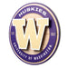 Washington Huskies 3DX CIRCLE BACKER WALL ART