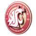 Washington State Cougars 3DX CIRCLE BACKER WALL ART