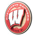 Wisconsin Badgers 3DX CIRCLE BACKER WALL ART