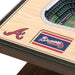Atlanta Braves 25-Layer Lighted Stadiumview End Table