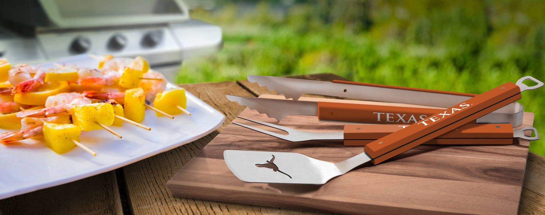Texas Longhorns Spirit Series 3-Piece BBQ Set