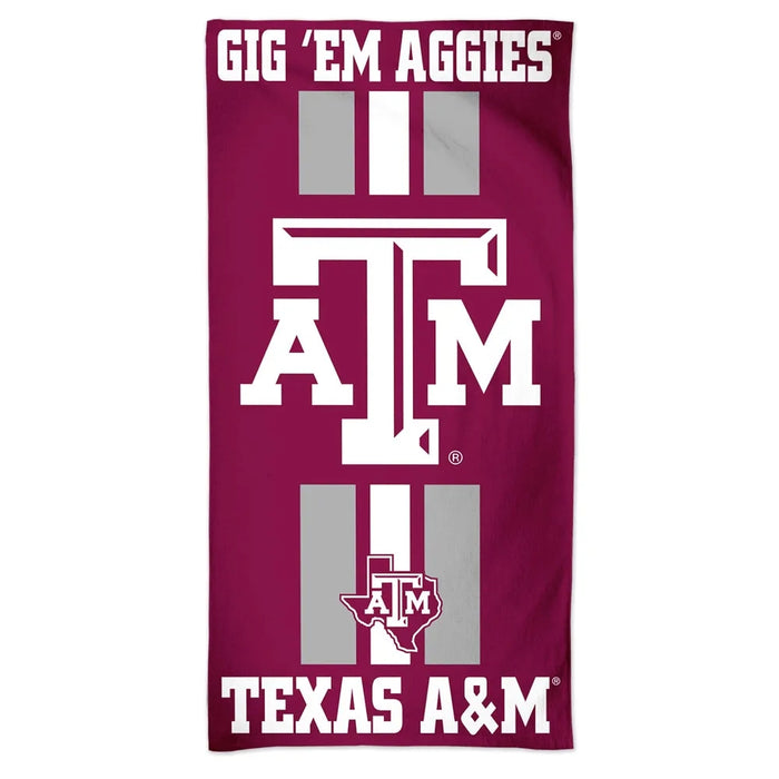 Texas A&M Aggies Beach Towel 30X60 in.