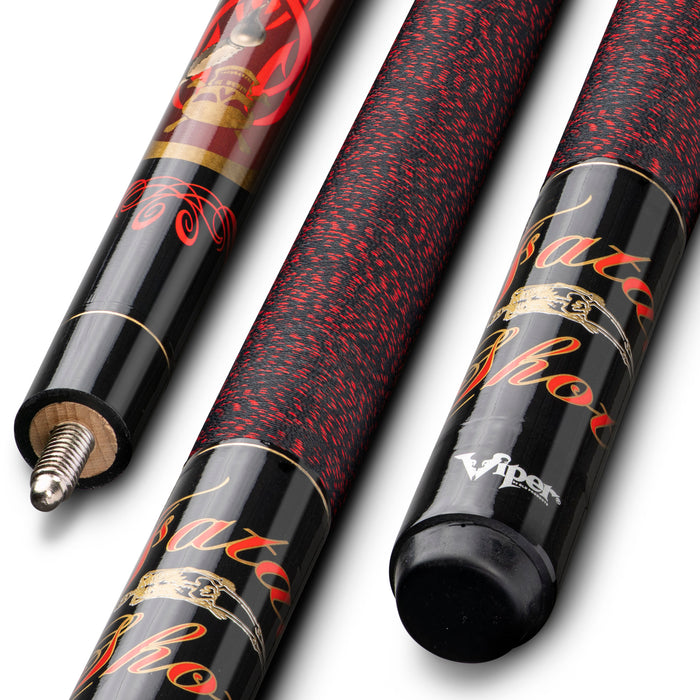 Viper Revolution Sure Grip Pro Red Billiard/Pool Cue Stick 21 Ounce