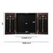 Mainstreet Classics Pennsylvania Ave 18" Backgammon Portable Set