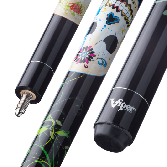 Viper Underground Dia de los Muertos Billiard/Pool Cue Stick 19 Ounce