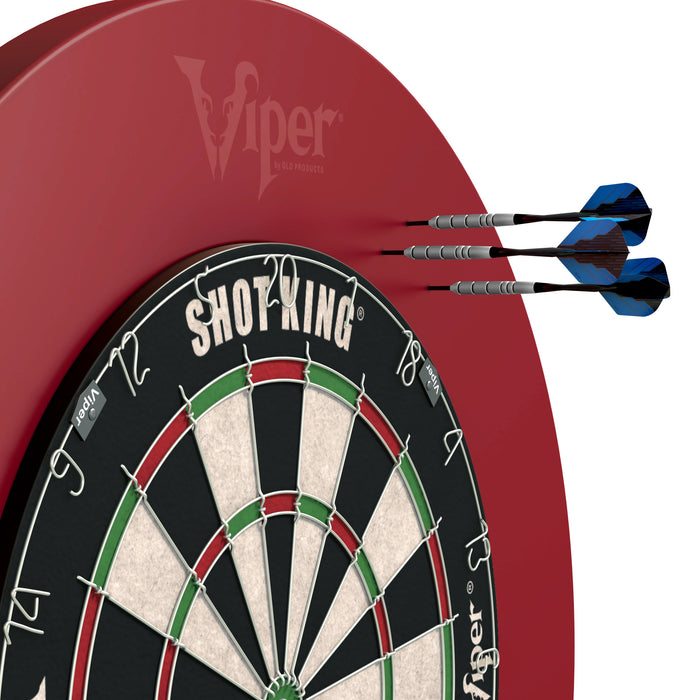Viper Framed Dartboard Backboard Grey