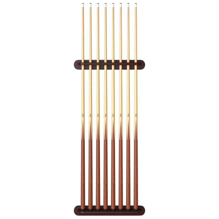 Viper Traditional Oak 8 Cue Wall Cue Rack