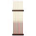 Viper Traditional Oak 8 Cue Wall Cue Rack