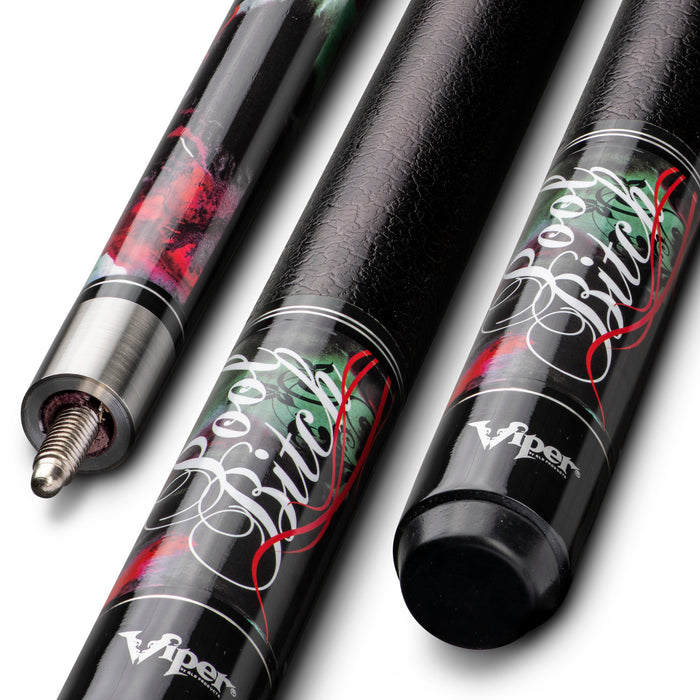 Viper Revolution Sure Grip Pro Red Billiard/Pool Cue Stick