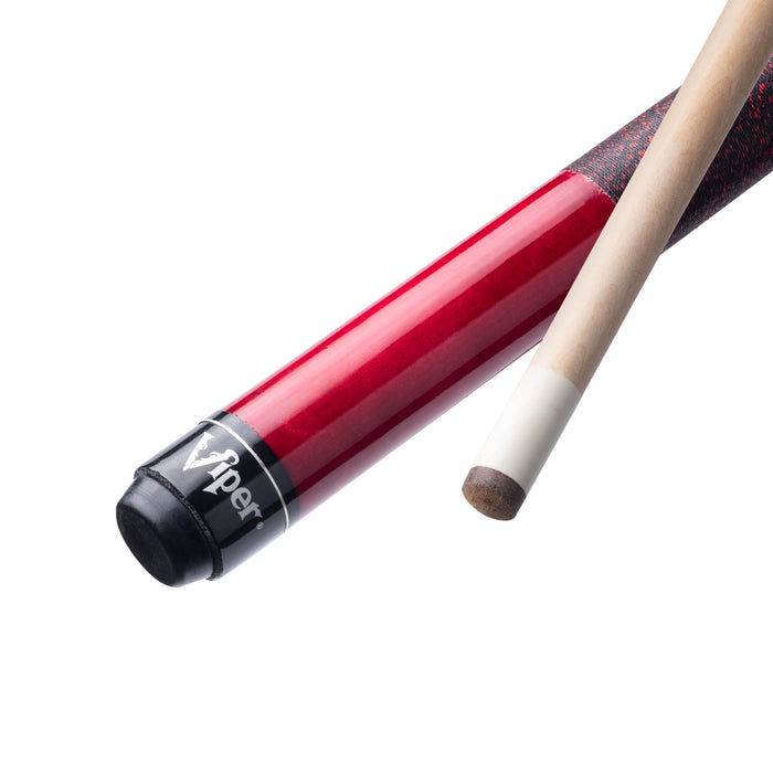 Viper Elite Series Red Wrapped Billiard/Pool Cue Stick 21 Ounce