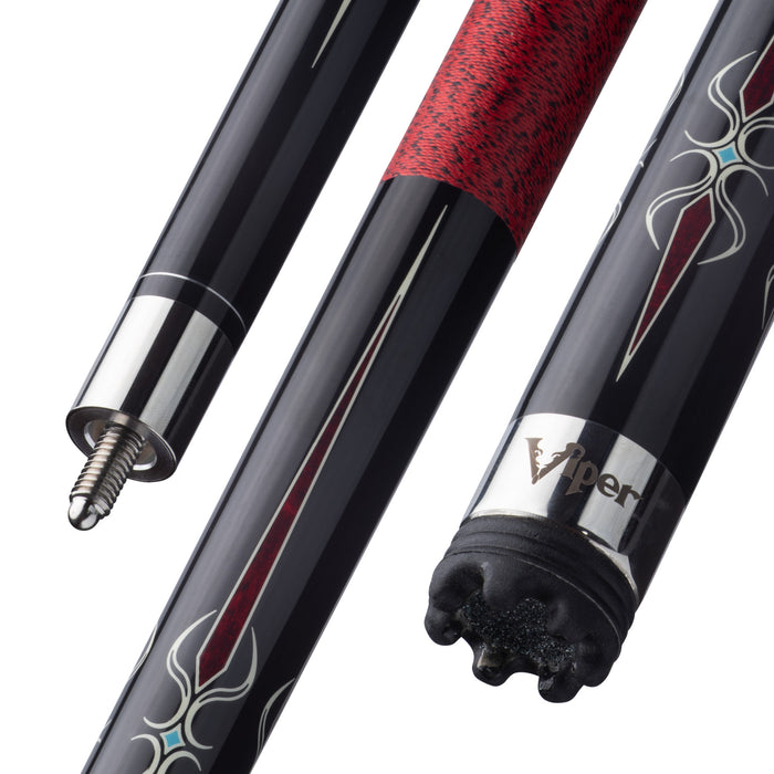 Viper Sinister Black and White Billiard/Pool Cue Stick