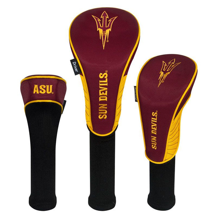 Arizona State Sun Devils Golf Club Headcover - Set of 3 (Driver,Fairway,Hybrid)